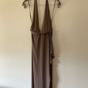 BCBGMaxazria Angeline Halter dress long size 2 & 6